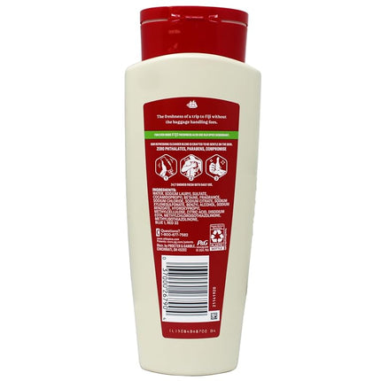 Old Spice Fresher Collection Fiji Scent Men's Body Wash 16 Oz (Pack of 3)