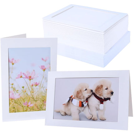 Litpoetic 50 Count Photo Frame Cards with Envelope