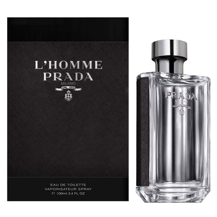 Prada L'Homme Eau de Toilette Spray, 100 millilitre