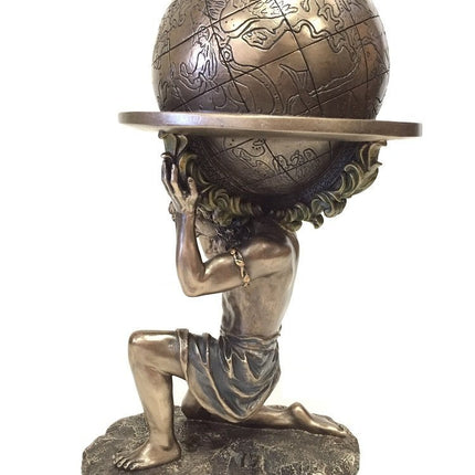 Veronese Design Greek Titan Atlas Carrying the World Statue