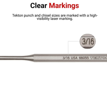 TEKTON 5/8 Inch Cold Chisel | Made in USA | 66006