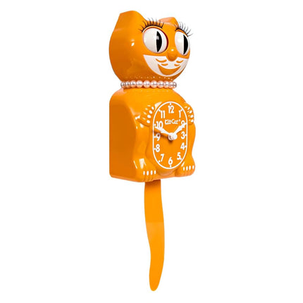 Kit-Cat Clock Lady - Festival Orange