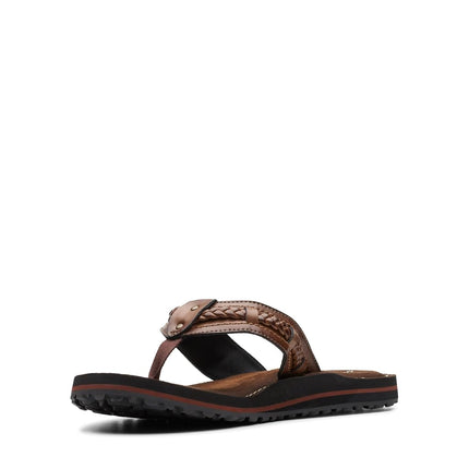 Clarks Women's Fenner Nerice Flip Flop, Honey, 10 UK