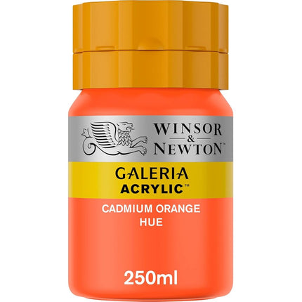 Winsor & Newton Galeria Acrylic 250ml CADMIUM ORAN