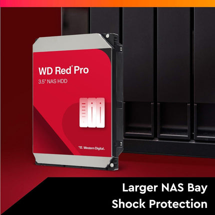 WD Red Pro 20TB NAS 3.5" Internal Hard Drive - 7200 RPM, SATA 6 Gb/s, CMR, 512MB Cache