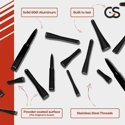 The Stubby Antenna Replacement | Mazda Miata 2006-2018 | 3.8 inches | Made in USA | Installs in Seconds | Break Chip & Fade Resistant