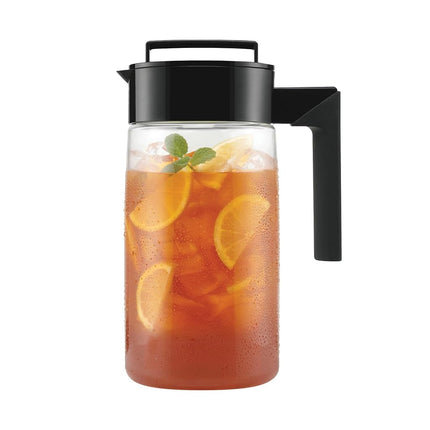 Takeya Patented and Airtight Pitcher Made in The USA, BPA Free Food Grade Tritan Plastic, 1 qt, Black