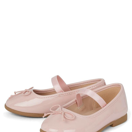 The Children's Place Girl's Baby Toddler Closed Toe Ballet Flats, Pink, 10 US Toddler