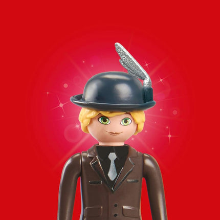 Playmobil 71335 Miraculous: Gabriel's Fashion Show, including Marinette, Adrien and Nadja, adventure with Ladybug, fun imaginative role play, diverse play sets suitable for children ages 4+