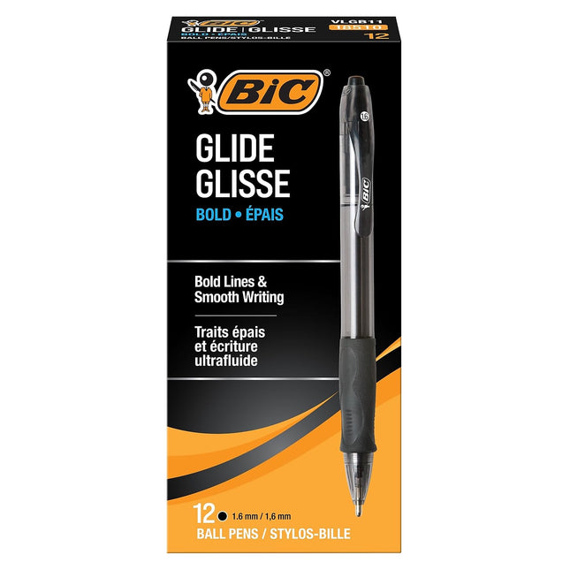 BIC VLGB11BK Velocity Retractable Ballpoint Pen, B