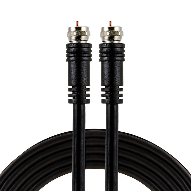GE RG59 Coaxial Cable, 6 ft. (1.8m) F-Type Connect