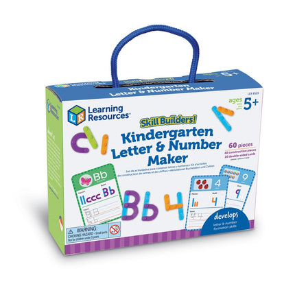 Learning Resources Skill Builders! Kindergarten Letter & Number Maker