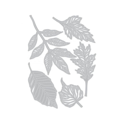 Sizzix Thinlits Die Funky Foliage