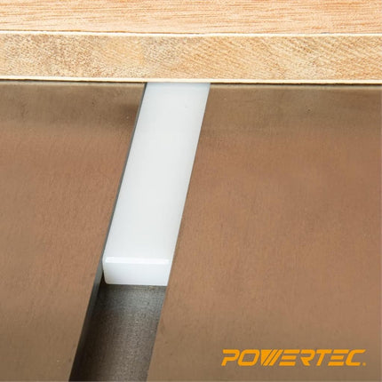 POWERTEC 36" HDPE Miter Bar for Table Saw Sled, Taper Jig, Fits Miter Slot Runners 3/4" x 3/8 Slot on Table Saw, Router Table, Band Saw, Wood Working Tools & Accessories, 2PK (71636V)