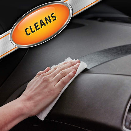 Armor All Orange Cleaning Wipe Plastic Canister - 25 Sheets, (Pack of 6)