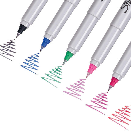 Rotulador permanente Sharpie, punta ultra fina, rosa, paquete de 6 (gris)