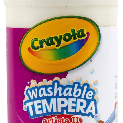 Artista II Washable Tempera Paint, White, 16 oz