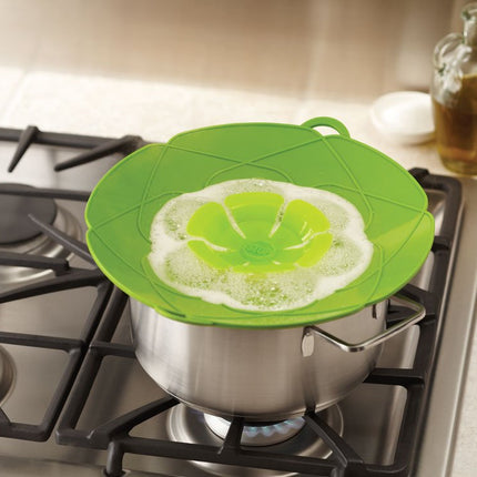 Kuhn Rikon Kochblume Spill Stopper, 11-Inch, Black