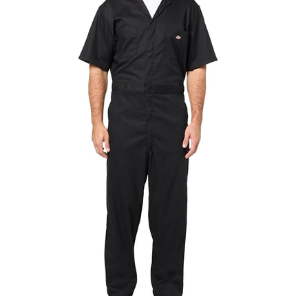 Dickies FLEX Short Sleeve Coveralls, BLACK, M TL