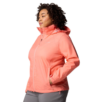 Columbia Women's Switchback 4 Jacket, Waterproof Rain Jacket, Alpenglow, M