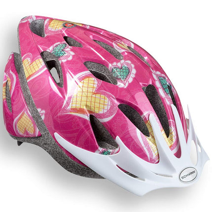 Schwinn Thrasher Helmet for Adults, Red, Size 58-62 cm, for Riders Ages 14+, Lightweight Microshell, Adjustable Dial and Straps, Interior Padding, 20 Air Vents, Removable Visor, Adult Bike Helmet