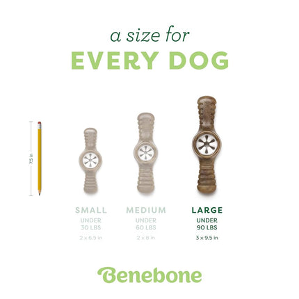 Benebone Pawplexer Treat Puzzle Toy, Real Bacon, L