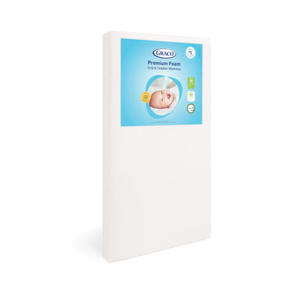 Graco Premium Foam Crib and Toddler Bed Mattress, 