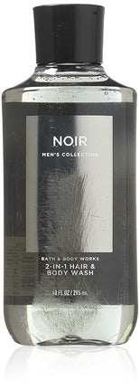 Bath Body Works Noir for Men 10.0 oz 2 in 1 Hair Body Wash by Bath & Body Works