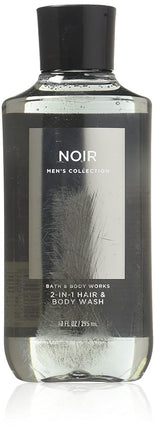 Bath Body Works Noir for Men 10.0 oz 2 in 1 Hair B