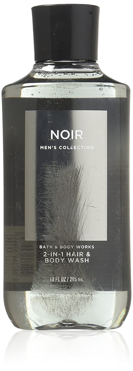 Bath Body Works Noir for Men 10.0 oz 2 in 1 Hair B