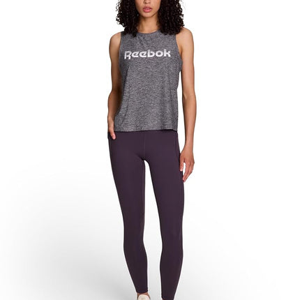 Reebok Odyssey Highrise 7/8 Leggings for Women, 25-Inch Inseam, Smoky Volcano, XS