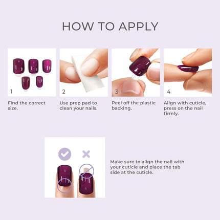 KISS ColorFX by imPRESS Press‑On Nails - Rebel