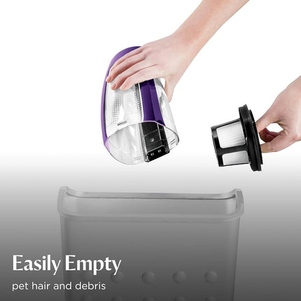 Bissell Pet Hair Eraser Lithium Ion Hand Handheld Cordless Vacuum, Purple