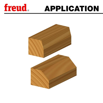 Freud 40-100 15-Degree Chamfer Router Bit with 1/4-Inch Shank