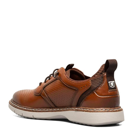 Stacy Adams Boy's Sync Elastic Lace Sneaker, Cognac, 5.5 US Big Kid