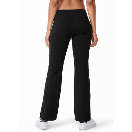 Jockey Women's Slim Bootleg Pant Yoga, Black, S