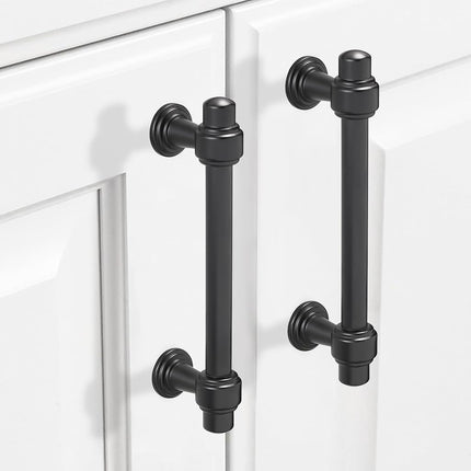 POVEFONK 10 Pack 3 Inch(76mm) Matte Black Kitchen Cabinet Handles Cabinet Pulls Black Drawer Pulls Kitchen Cabinet Hardware Handles Dresser Handles