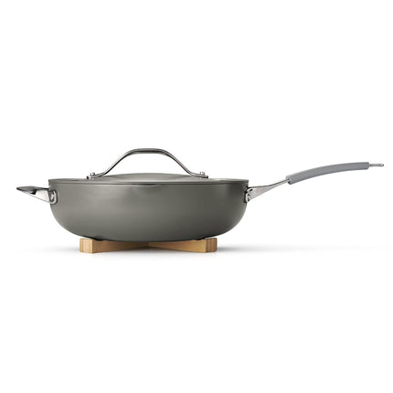 Tramontina All-in-One Plus Pan 5-Qt Ceramic Non Stick Pan with Lid, Gray