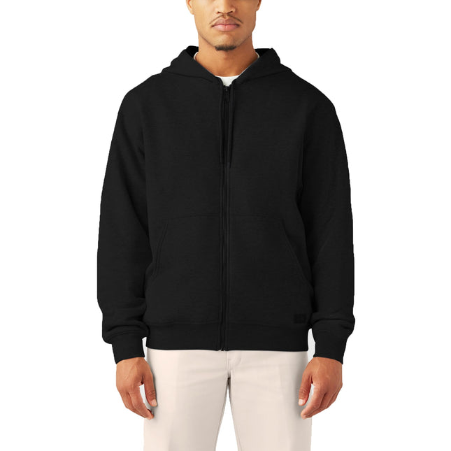 Dickies Mens Full Zip Thermal Lined Fleece Hoodie,