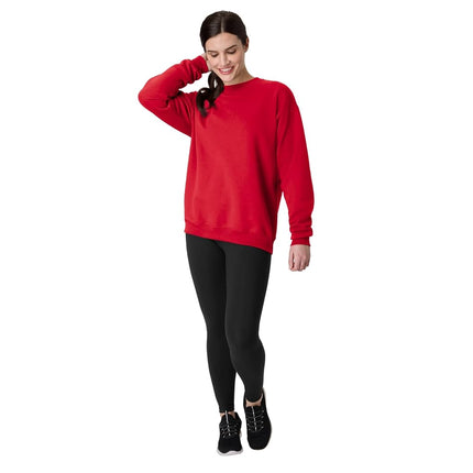 Hanes Womens P1607 Sweatshirt, Deep Red, L UK