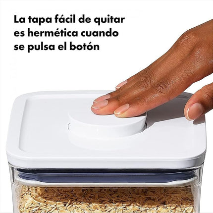 OXO Good Grips POP 2.0 3-Piece Rectangle Storage Container Set with Scoop