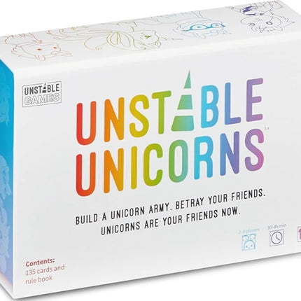 Unstable Games, Unstable Unicorns, Card Game, Ages