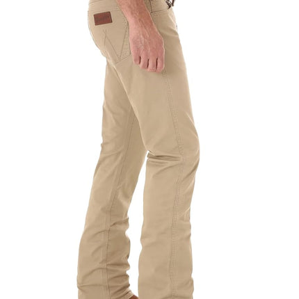 Wrangler Men's Retro Slim Straight Leg Jean - Beige - 38W x 30L