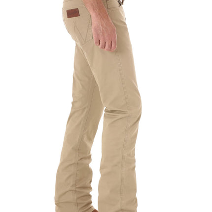 Wrangler Men's Retro Slim Straight Leg Jean - Beige - 38W x 30L
