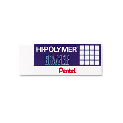 Pentel Super Hi-Polymer Eraser, Large, Nonabrasive