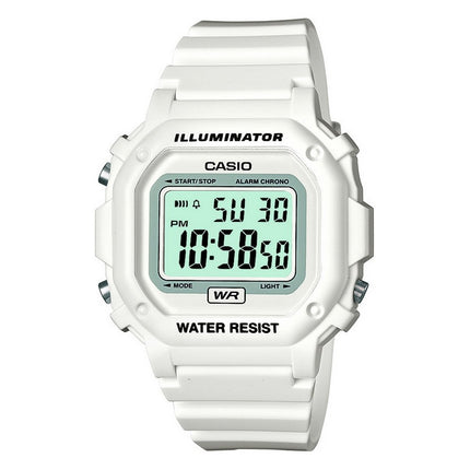 Casio Unisex F108WHC-7BCF Watch, White, Digital,Bu