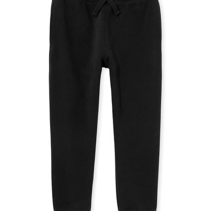 The Children's Place Pantalon de jogging en molleton actif pour garçons, Noir, Petite taille