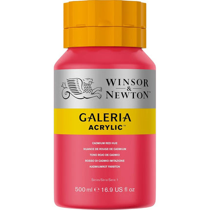 Winsor & Newton, Galeria Acrylic, Cadmium Red Hue, 500ml
