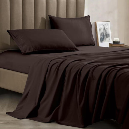 Celine Linen 3-Piece Bed Sheet Set with Deep Pocke