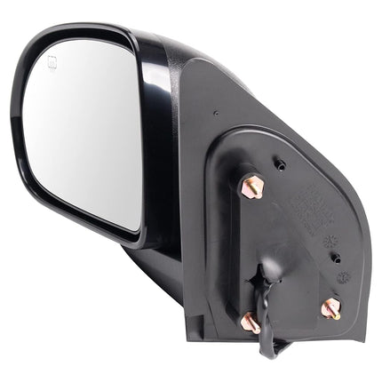 TRQ Left Mirror Power with Heat Drivers Side Compatible with 2007-2017 Jeep Compass CH1320262